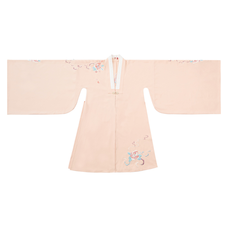 汉尚华莲双禧原创汉服女明制披风绣花中国风搭...