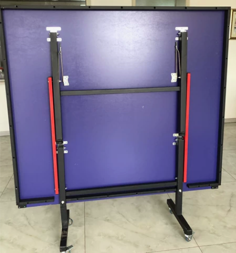 乒乓球桌可折叠带轮不带轮家用室内乒乓球台比...