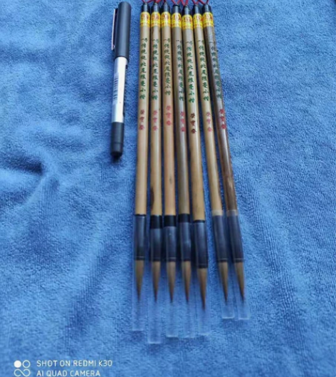 莱州毛笔：传统北尾小楷 北京荣宝斋定制笔，...