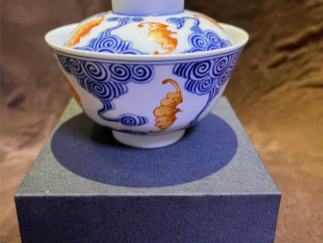 景德镇库存老厂货瓷器，手绘青花鸿福齐天两才...