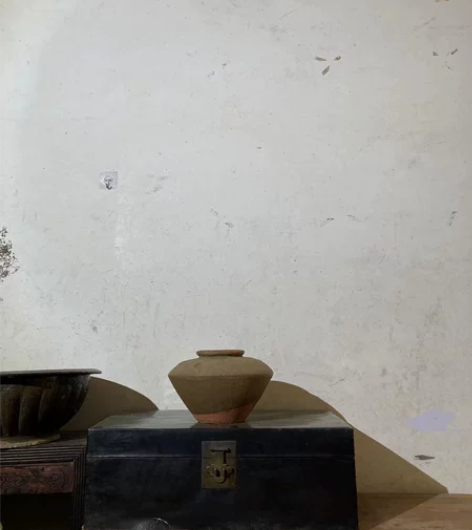 民俗粗陶,蝙蝠陶罐,口有一小磕影视道具,书...