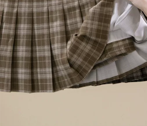 学院风裙 学院风短裙格子半身裙秋冬新款格纹...