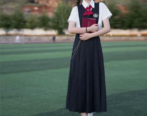 护奶裙夏季jk制服学院风套装日系连衣裙背带...