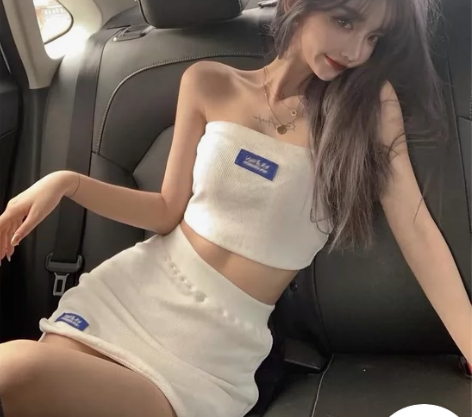 抹胸小背心女夏季性感辣妹外穿裹胸无肩带防走...