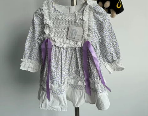 童装店不干了 全新 碎花连衣裙。可爱田园风...