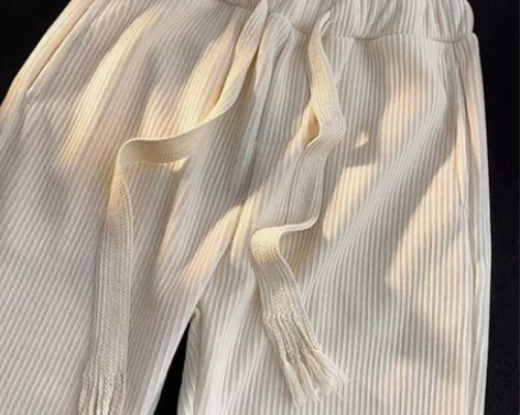 灯芯绒裤子男2022春季新款宽松坠感休闲裤...