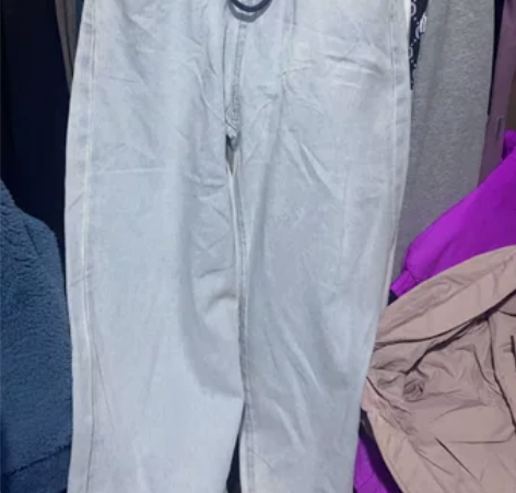 孤品捡漏!高腰阔腿牛仔裤! 实体店全新现货...