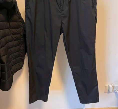 南极人黑色春夏休闲九分裤男 36码 身高1...