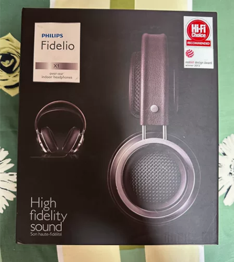 飞利浦x1耳机 箱说全 声音正常,原装线和...