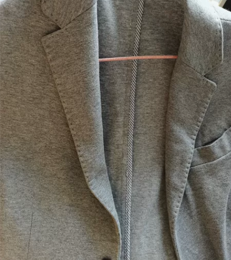 杰克琼斯男士休闲灰色小西装外套尺码170码...