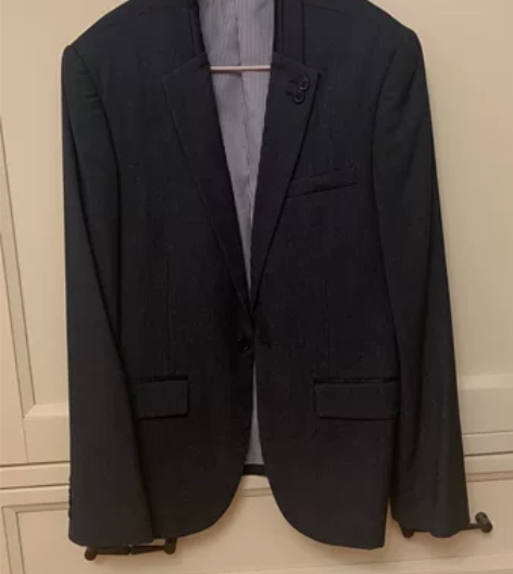 ALT正品 男士西服 上衣 L码175，灰...