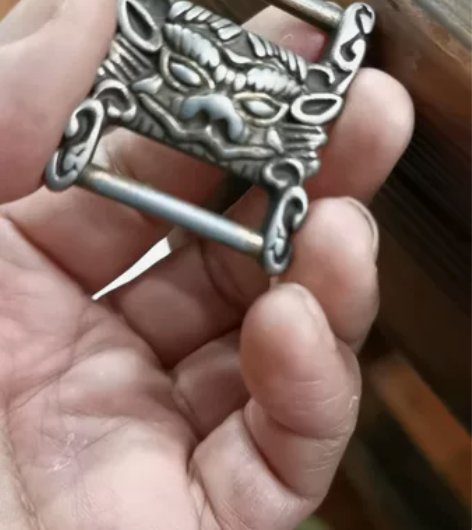 藏传文化,藏世法器,经书扣,鎏金工艺。 感...