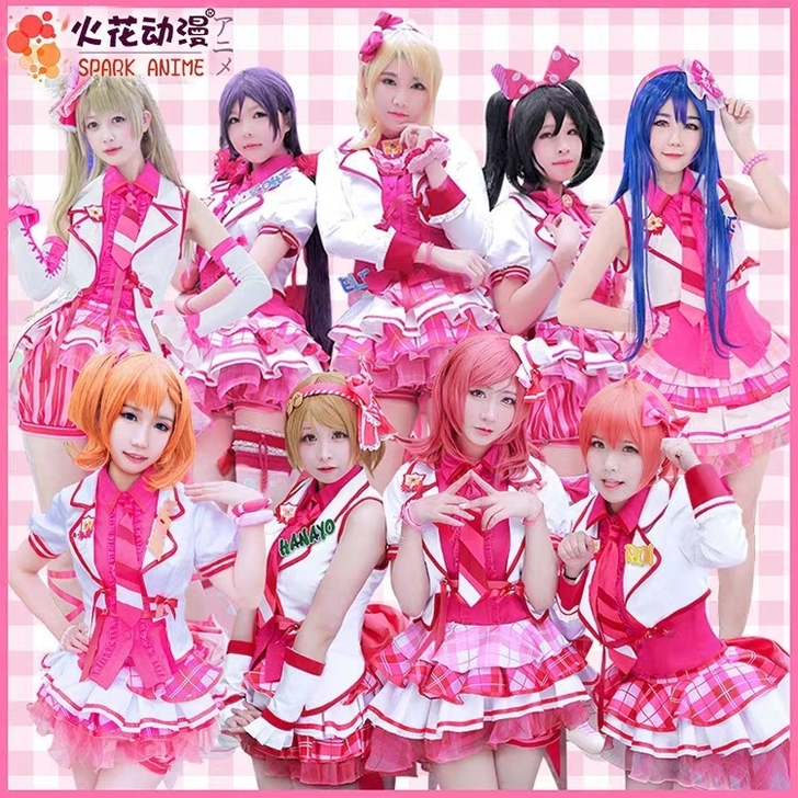 火花动漫lovelive 街机放学后打歌服...