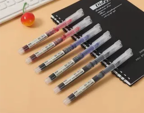 直液式走珠笔学生考试中性笔 经典0.5针管...