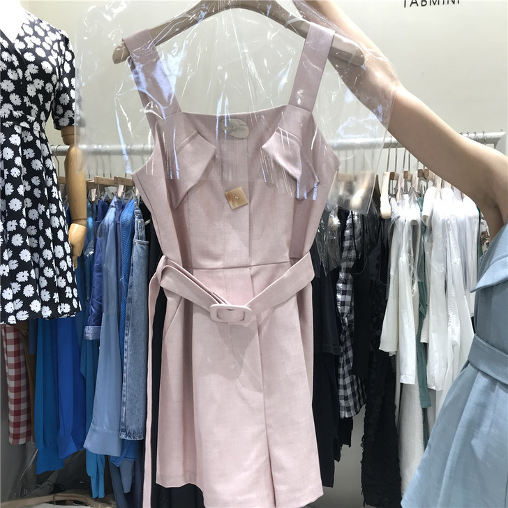 tabmini韩版chic夏季新款时尚收腰...