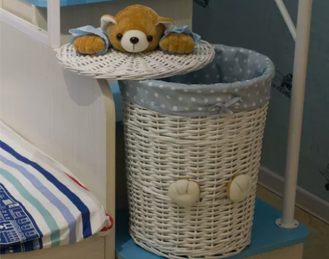 藤编脏衣篮玩具收纳箱家用脏衣服篓放衣服的收...