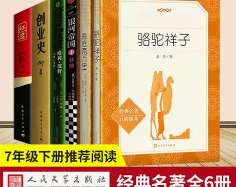 七年级下册全6册 骆驼祥子海底两万里书红/