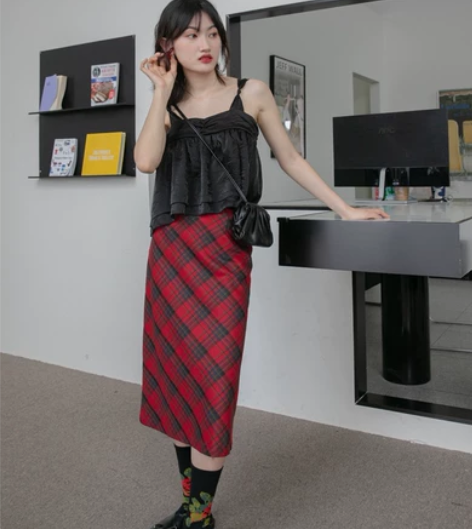 你好卡农 个性打结肩带小吊带女夏季双层设计...