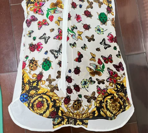 复古 vintage 古着 外单 长款无袖...