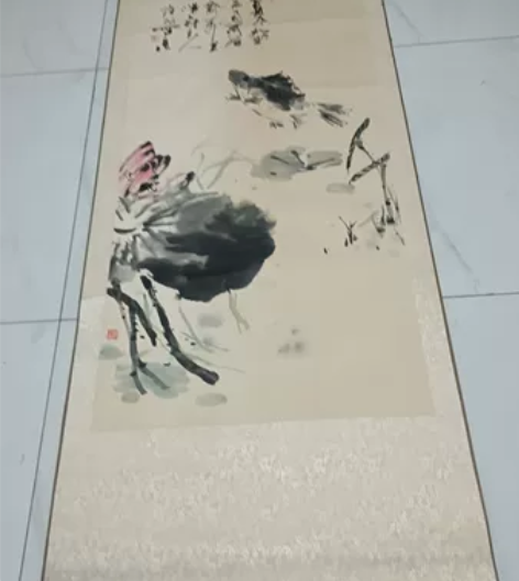 崔振花鸟画“夏风如期而至，荷香飘万里＂，省...