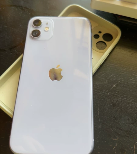 iPhone 11 128 淡紫色 无拆无...