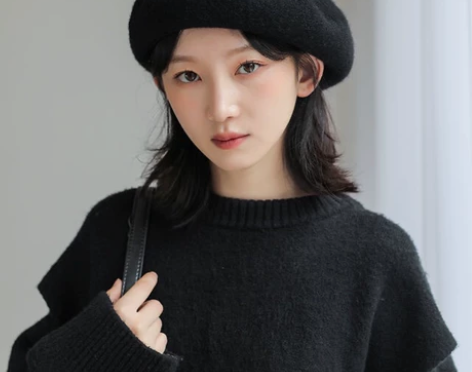 森马贝雷帽女 冬季新款时尚羊毛英伦复古 保...