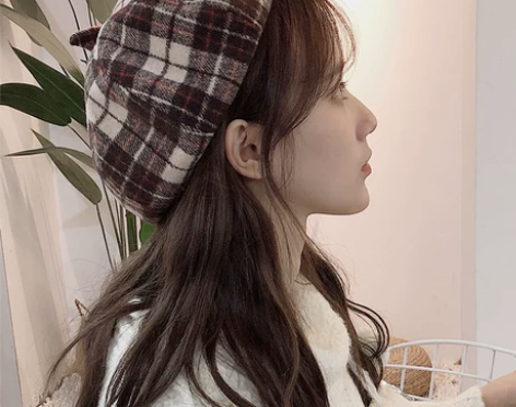 【狂欢价】帽子女秋冬季学生休闲时尚英伦贝雷...