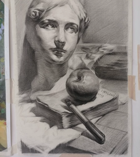 素描临摹作品静物 感兴趣的话点“我想要”和...