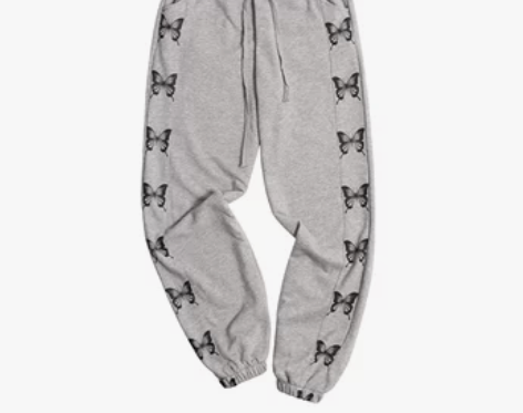 加绒卫裤女宽松束脚hiphop炸街嘻哈裤子...