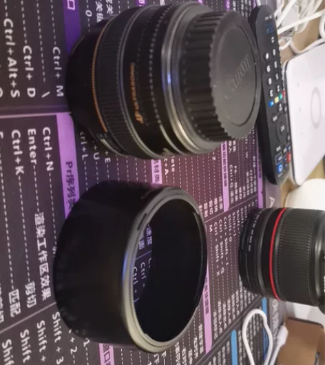 佳能原厂50mm镜头。光圈1.4。人像镜头...