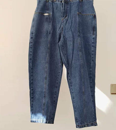 全新带吊牌大码水洗牛仔裤，老爹裤，4xl ...