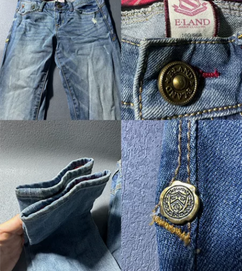 腰围74，Eland牛仔裤闲置，成色如图，...