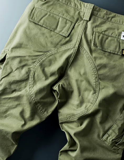 长裤休闲裤美军多口袋工装裤男士军绿色宽松直...