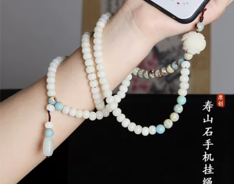 中国风手机挂绳挂脖手腕斜跨结实男女网红长短...