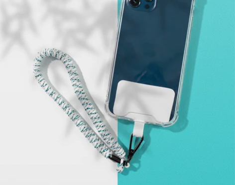 彩色编织手机挂绳长短手腕绳个性创意挂件短款...