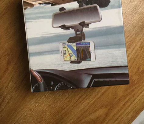 后视镜导航支架手机支架汽车手机支架多功能汽...