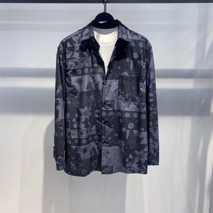 秋季新款男士长袖衬衫