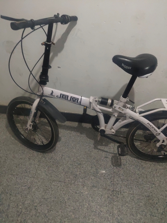 9成新，凤凰折叠变速20寸，双蝶刹，变速，...