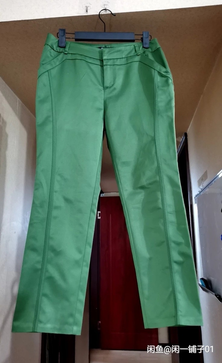 WEEKEND军绿色西裤时尚舒适显瘦L码 ...