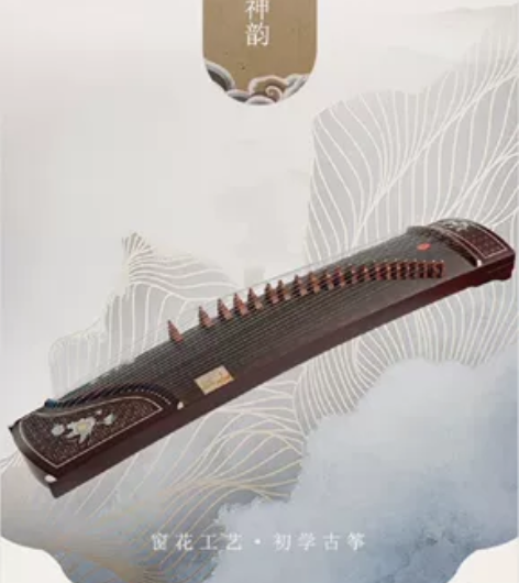 唯品会上买的古筝和凳子，买来自己学，可惜没...