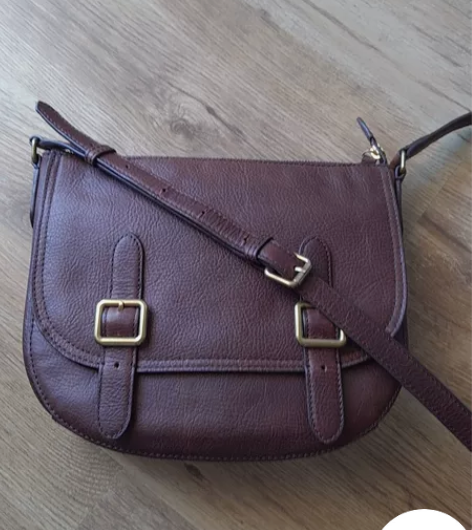 全牛皮 厚实皮质 学院 女士 单肩斜挎包 ...