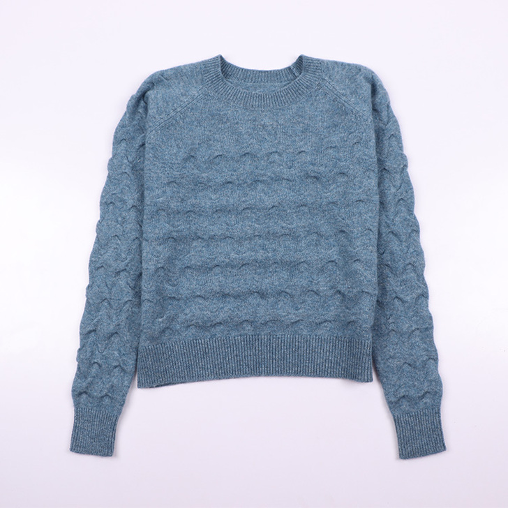 theory 套头波浪羊绒衫女春