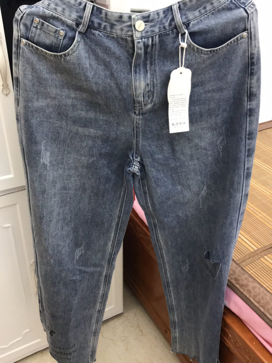 全新夏季薄软阔腿牛仔裤