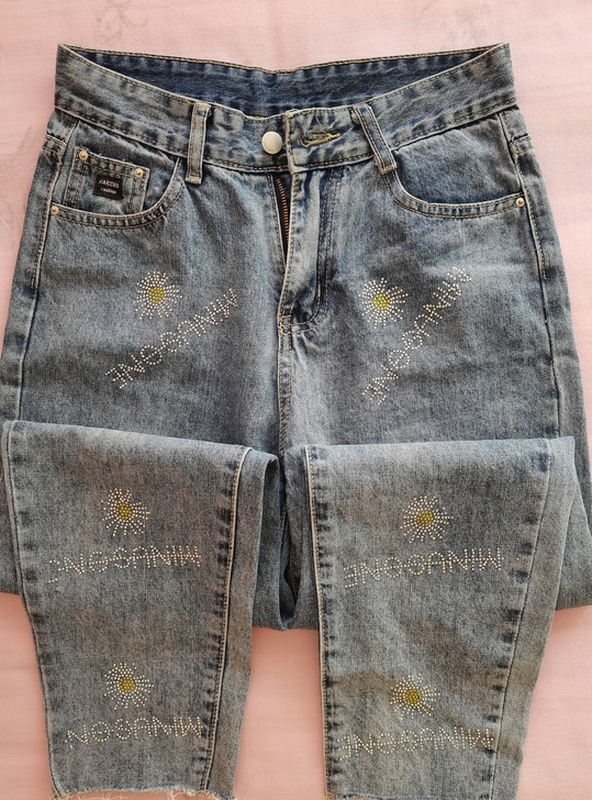 (可换)全新牛仔裤m.l可穿