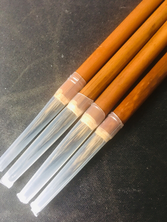 80年代美院定版老毛笔勾线笔 国画工笔画小...