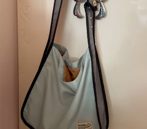 日系慵懒风简约文艺小清新帆布单肩包女韩版i...