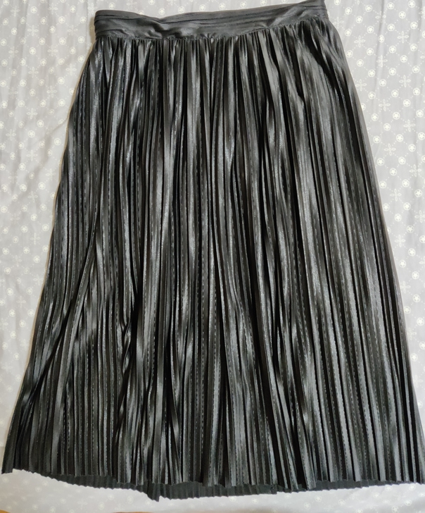 guess百褶裙学生裙及膝裙