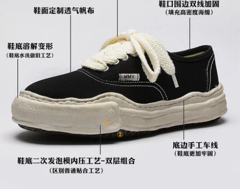 正确版三原康裕MMY溶解鞋2022新款板鞋...