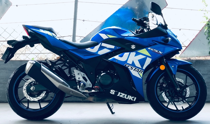 20年4月份上牌，铃木GSX250，国4排...