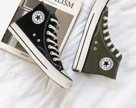 帆布鞋 男鞋帆布鞋男高帮鞋子男潮鞋韩版潮流...